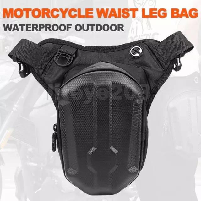 Waterproof Drop Leg Bag Thigh Belt Bag Fanny Pack Drop Waist Leg Bag Cycling AU 3