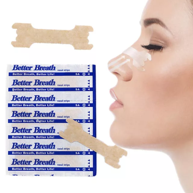 200 BETTER BREATH NASAL STRIPS * Reg Large RIGHT WAY TO STOP ANTI SNORING Nose