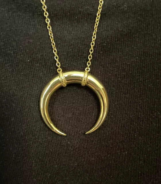 gorjana 301368 Women's Cayne Crescent Moon Pendant Necklace