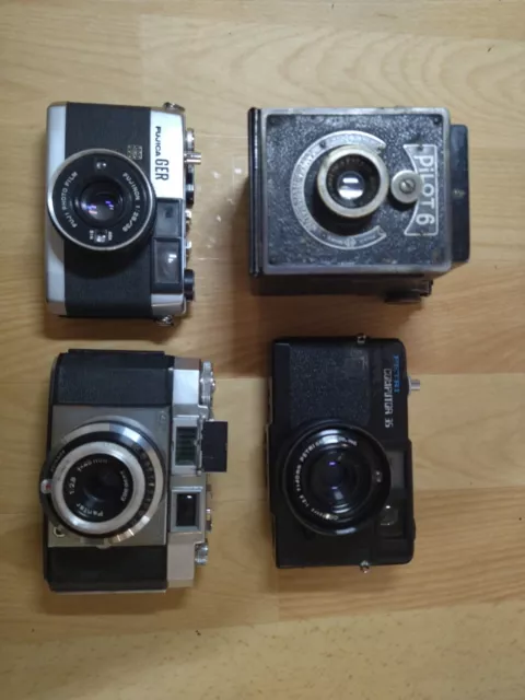 A Job lot  Of Vintage Cameras. 35mm Film