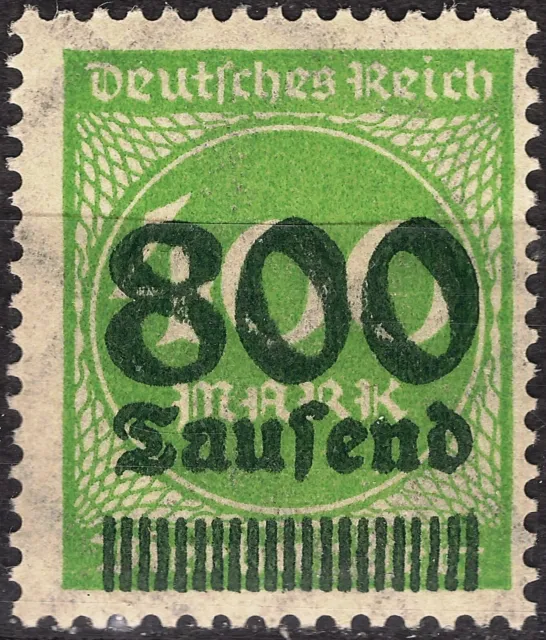 Deutsches Reich Michelnr. 306 - Wertaufdruck "800" mit Löchern, postfrisch B