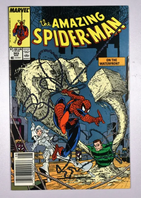 Marvel the Amazing Spider-Man #303 Newsstand VF/MN Very Reflective