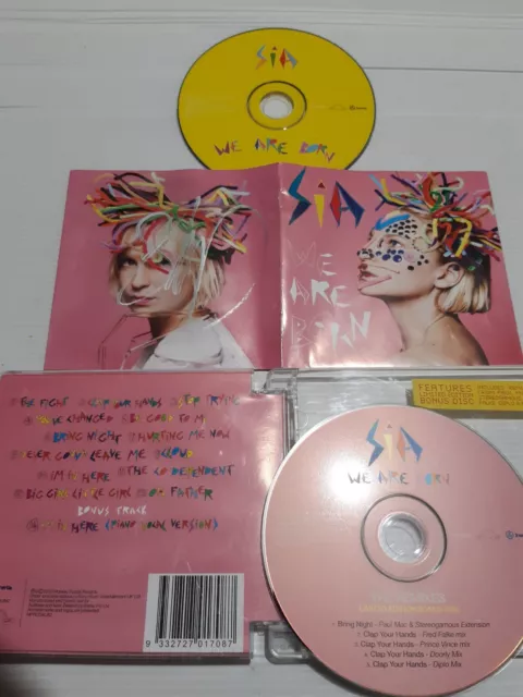 Sia autograph WE ARE BORN limited bonus disc signed live concert collectors