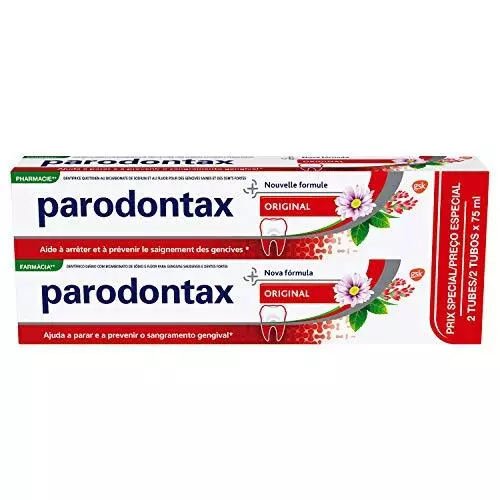 Parodontax Dentifrice Pâte Original Dentrifice, Aide à Arrêter et Prévenir Le Sa