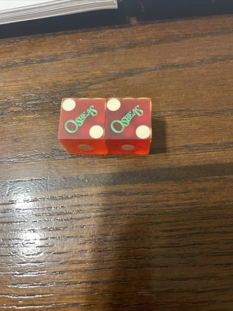 Osheas Casino Dice Las Vegas Matching Numbers