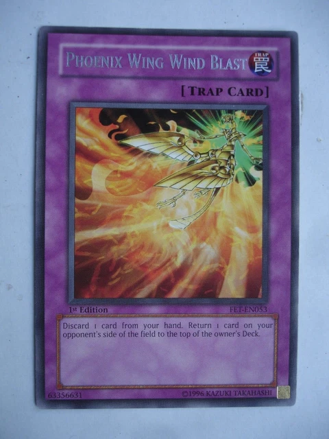 FET-EN053 Phoenix Wing Wind Blast LP Ultimate Rare Yugioh Card 1st Edition