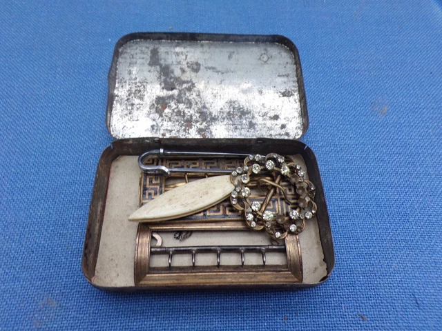 6 anciennes boucles de ceinture de femme-époque Art Nouveau/Art Déco