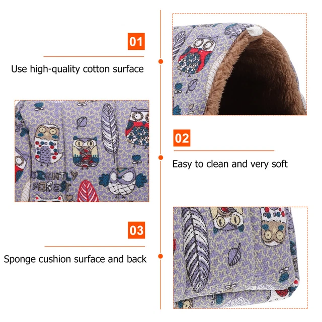 Hedgehog Hideout Käfig Guinea Pig Bett Warme Cuddle Sack für Hedgehog 9