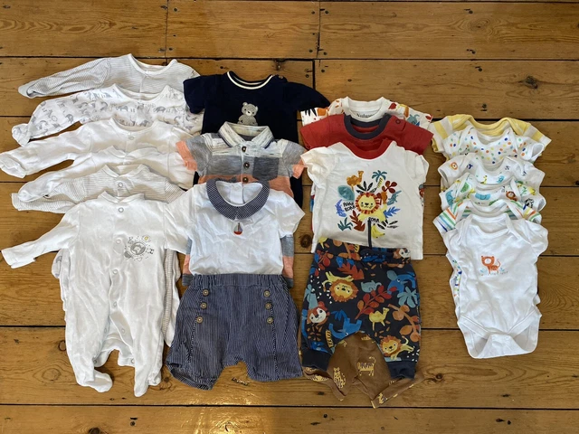 NEWBORN BABY BOY clothes bundle Excellent Cond. 20 Items F F