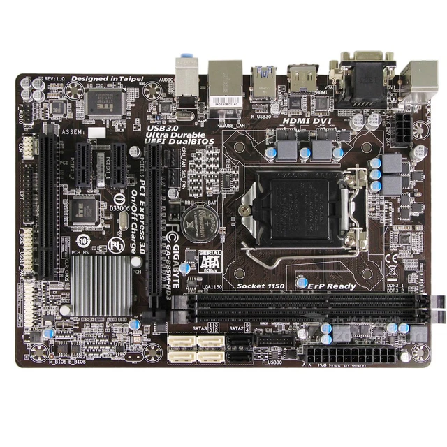 GIGABYTE GAB85MHD3 FOR Intel LGA 1150 Micro ATX Motherboard DDR3 16GB