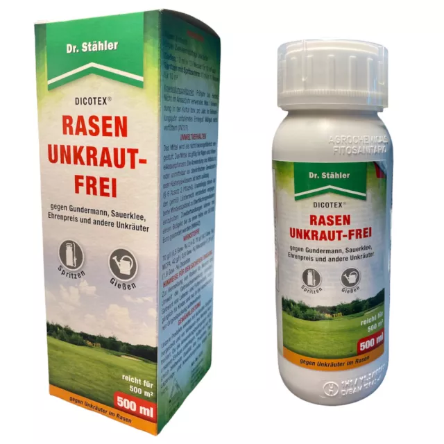 Dicotex 500ml Rasen Unkrautfrei Rasen Unkraut Ex Dr. Stähler Rasen Unkraut