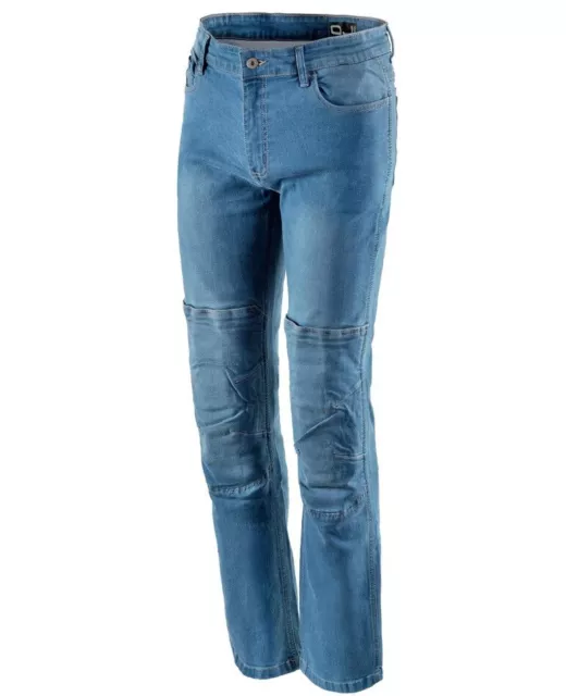 Pantaloni Jeans Omologato Moto Oj Reload Man Uomo Blu Protezioni Tg 56