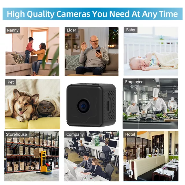 WiFi Mini Kamera 1080P HD Bewegungserkennung Nachtsicht APP Anzeige Wireless LIF