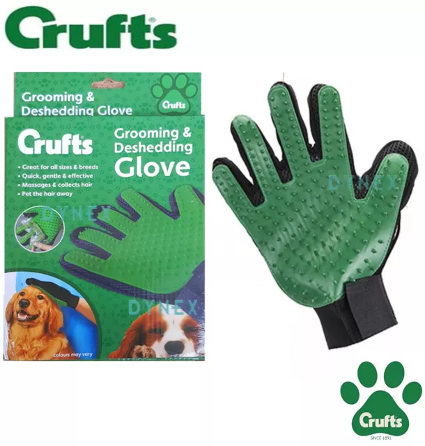 True Touch Deshedding Glove Gentle And Efficient Pet Dog Cat Massage Grooming 2