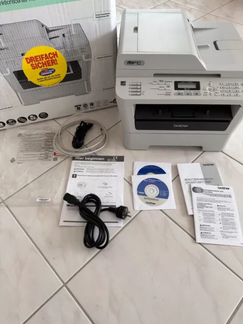 Brother MFC 7360N 4 in 1 Multifunktionsgerät Laserdrucker Kopierer Scanner Fax