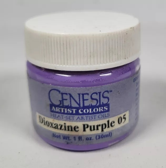 Original Genesis 1oz DIOXAZINE PURPLE 05 Heat Set Artist Oil Paint - Reborn