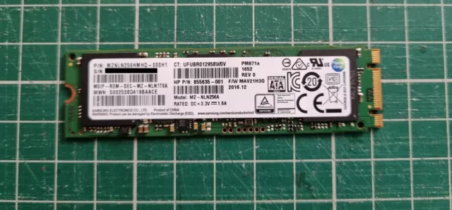 SAMSUNG 256GB NVME SSD MZNLN256HMHQ For Sale 22.00 PicClick UK
