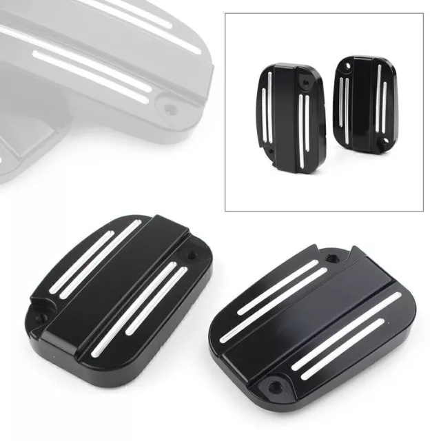 Brake Master Cylinder Cover Cap Fit Harley 08-13 Touring Left&Right