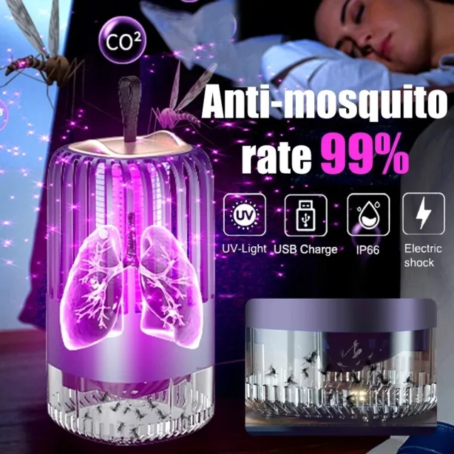 LED Electric Mosquito Killer Lamp USB Fly Trap Insect Bug Zapper Catcher Mozzie 3