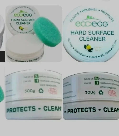ECOEGG HARD SURFACE Cleaner citrus burst with sponges 2x 300g £12.35