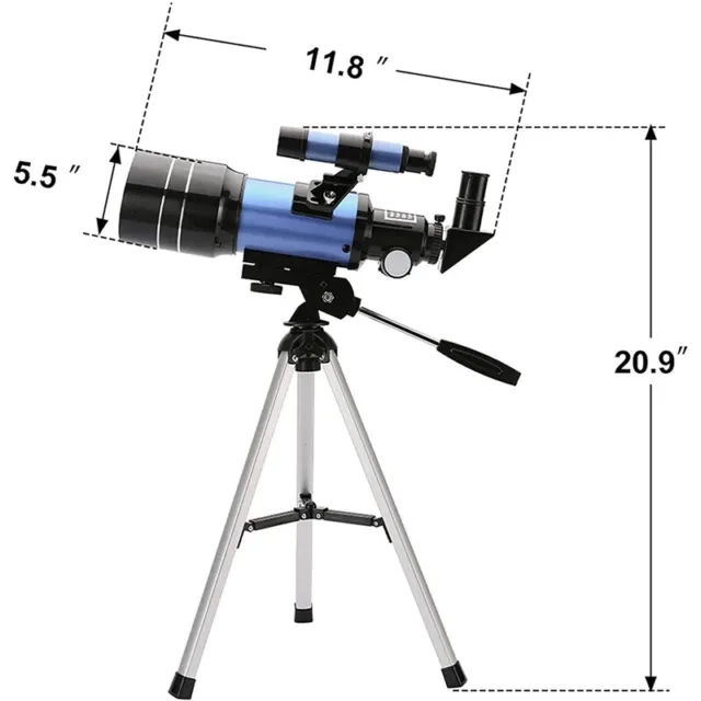 Telescope for Adults & Kids,70mm (15X-150X) Portable Refractor U2Y3 2