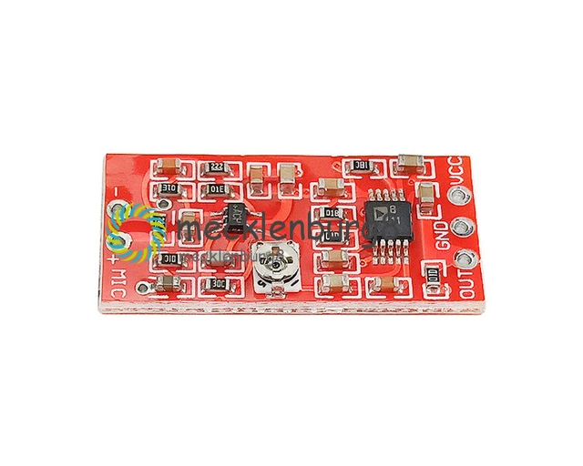 MAX4466 ELECTRET MICROPHONE Preamplifier Module With SSM2167 Voice ...