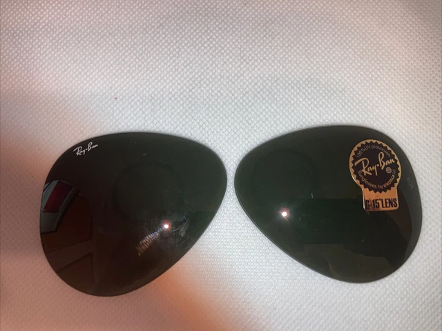 Nuevas lentes de repuesto auténticas Ray Ban RB3025 - G15 - 62 ojos