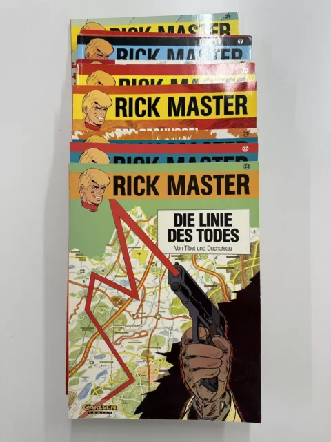 Rick Master, Carlsen Comics, Sammlung, Konvolut, 10 Hefte