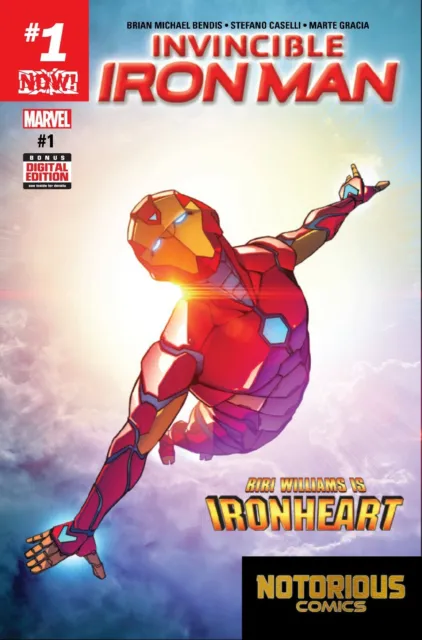 Invincible Iron Man #1 Riri Marvel Comics 1st Print EXCELSIOR BIN