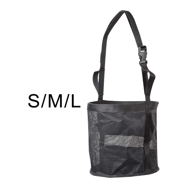 HEAVY DUTY HORSE feed , Mesh Reinforced Botm Supplies Hay Feeder, Grain