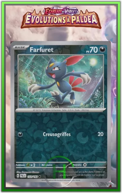 Farfuret Reverse - EV2:Évolutions à Paldea - 133/193 - Carte Pokémon FR Neuve