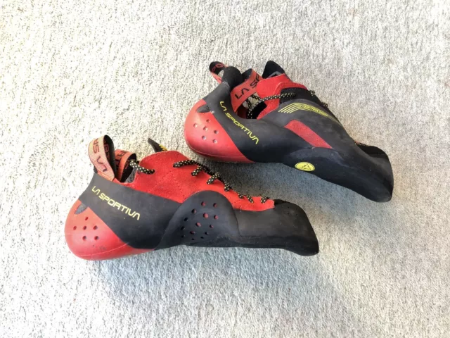 La Sportiva Testarossa rock climbing shoes Size EU40 UK6.5
