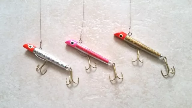 NEW 3 SEA Striker 1 Oz GOT-CHA Lures or with AFW stainless Steel Leader ~  US $8.95 - PicClick