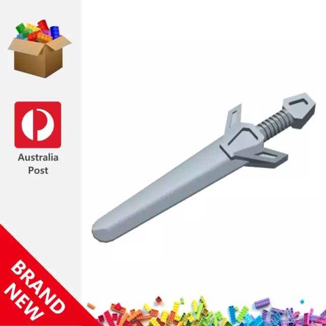 Genuine LEGO™ - Minifigure Weapon Sword Greatsword Angular - 48495 New Parts