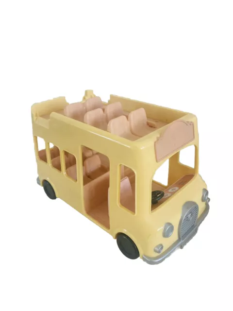 Sylvanian Families Nursery Double Decker Bus With Box