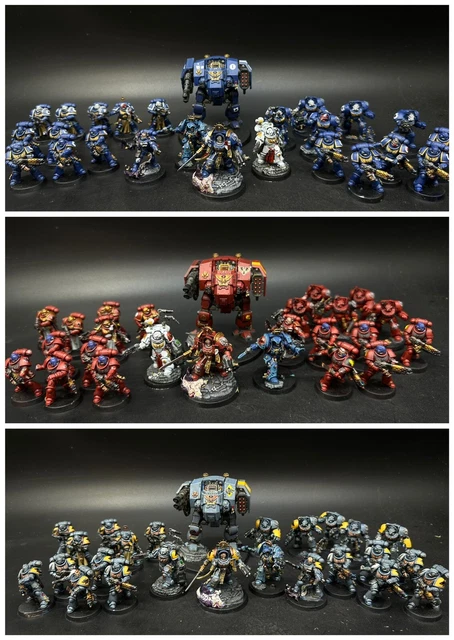Warhammer 40k space marines ballistus dreadnought A - fully painted