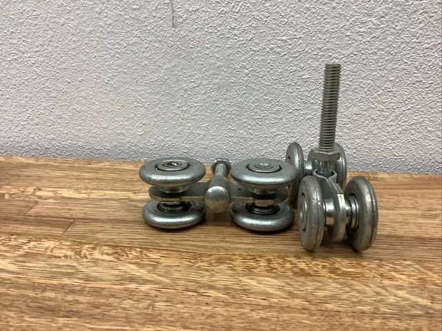 2 Stanley Barn Door Rollers 1/2 Bolt 3