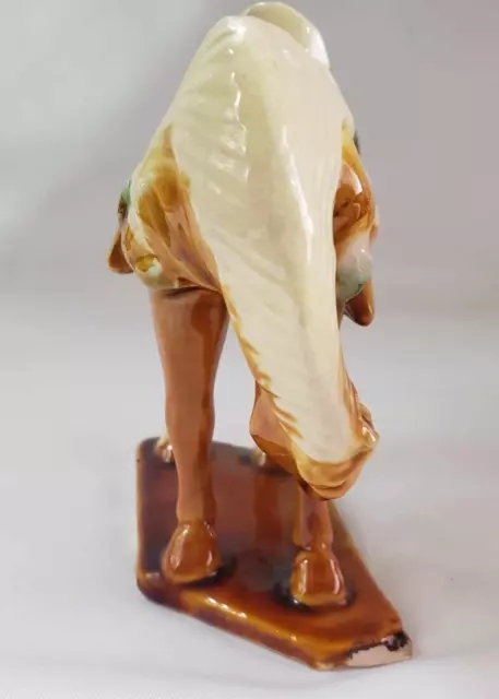 Vtg.  Chinese Tang Dynasty Style Imperial Sancai Tri-Glaze War Horse figurine 2