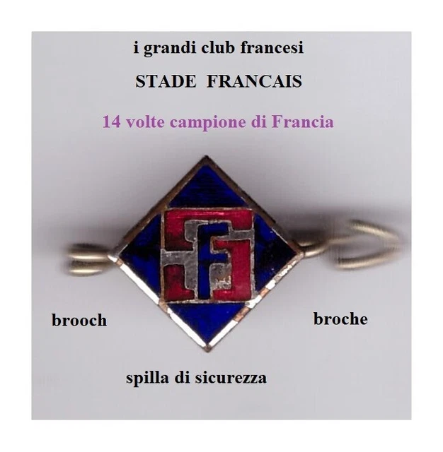 VINTAGE PIN SPILLA DISTINTIVO BROSCHE BROOCH MEDAGLIA STEMMA LA LINCE GENOVA