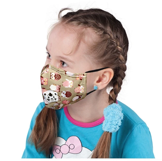 Lot De 5 Masques De Protection En Tissu Lavable Noir - Taille Adulte Mixte, Réglable