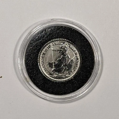 2021 £10 Great Britain 1/10 oz .9995 Fine Platinum Britannia Coin BU - In Stock
