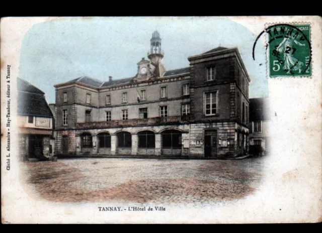 TANNAY (58) COMMERCE & MAIRIE début 1900