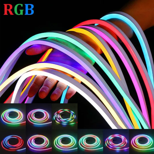 RGB RGBIC LED Neon Strip Lights Flex Rope Tube Wifi Bluetooth Party Neon Sign