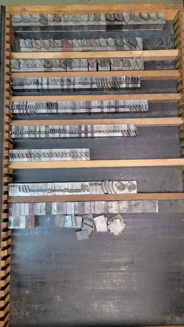 60 Pt TRAFTON SCRIPT Font Metal Letterpress Printing Vintage Used Printer Blocks