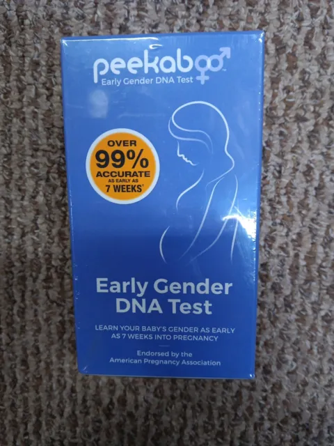 Prueba de ADN de género temprano Peekaboo 99% precisa $59 tarifa de laboratorio requerida vencimiento 3/2024