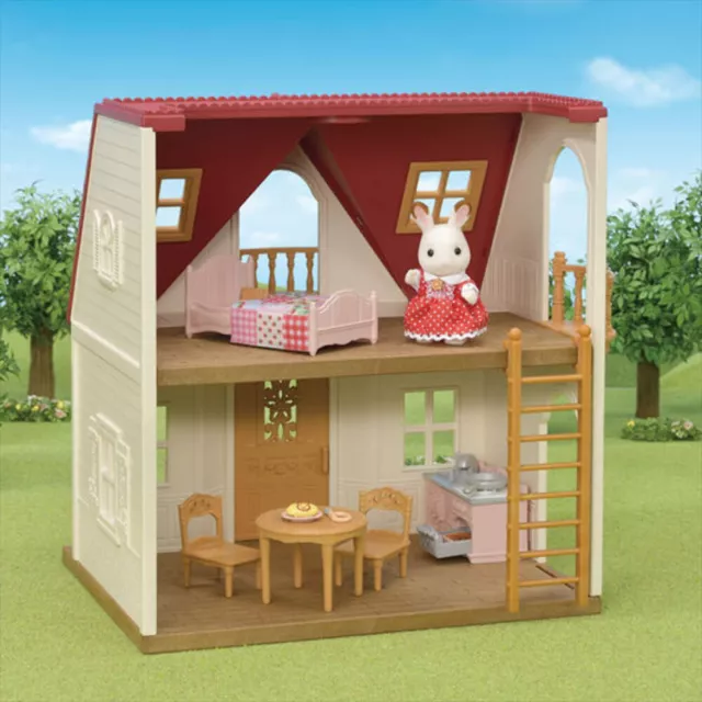 Sylvanian Families - Red Roof Cosy Cottage Starter Home New 3