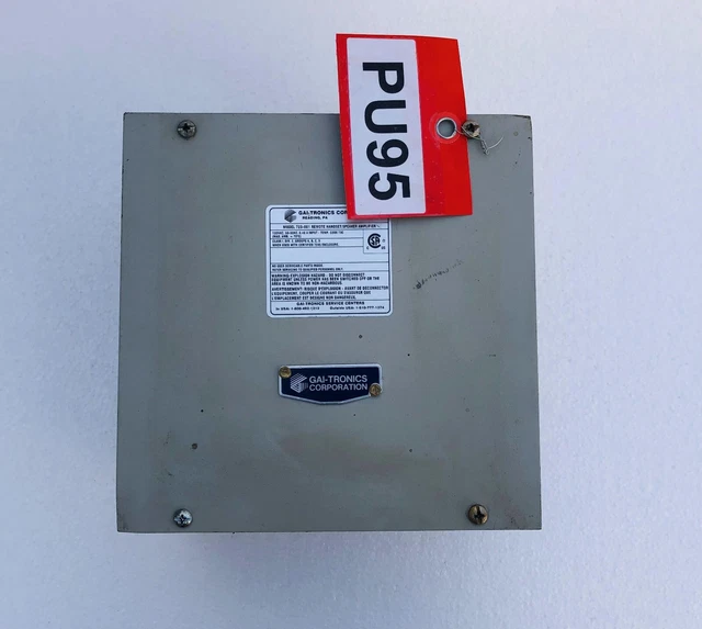 GAI-TRONICS 723-001 Remoto Cornetta/Altoparlante Ampplificatore 120 VAC Con #11