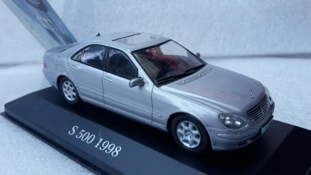 Ixo Pour Presse Serie Mercedes Mercedes S 500 Berline 1998 Neuf En Boite Plexi