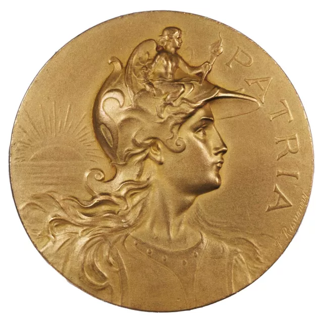 France médaille Exposition de matériel agricole Melun 1907 signée Rasumny bronze