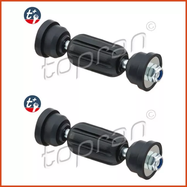 2 x TOPRAN KOPPELSTANGE PENDELSTÜTZE STABILISATOR SET HINTEN FORD 3837653